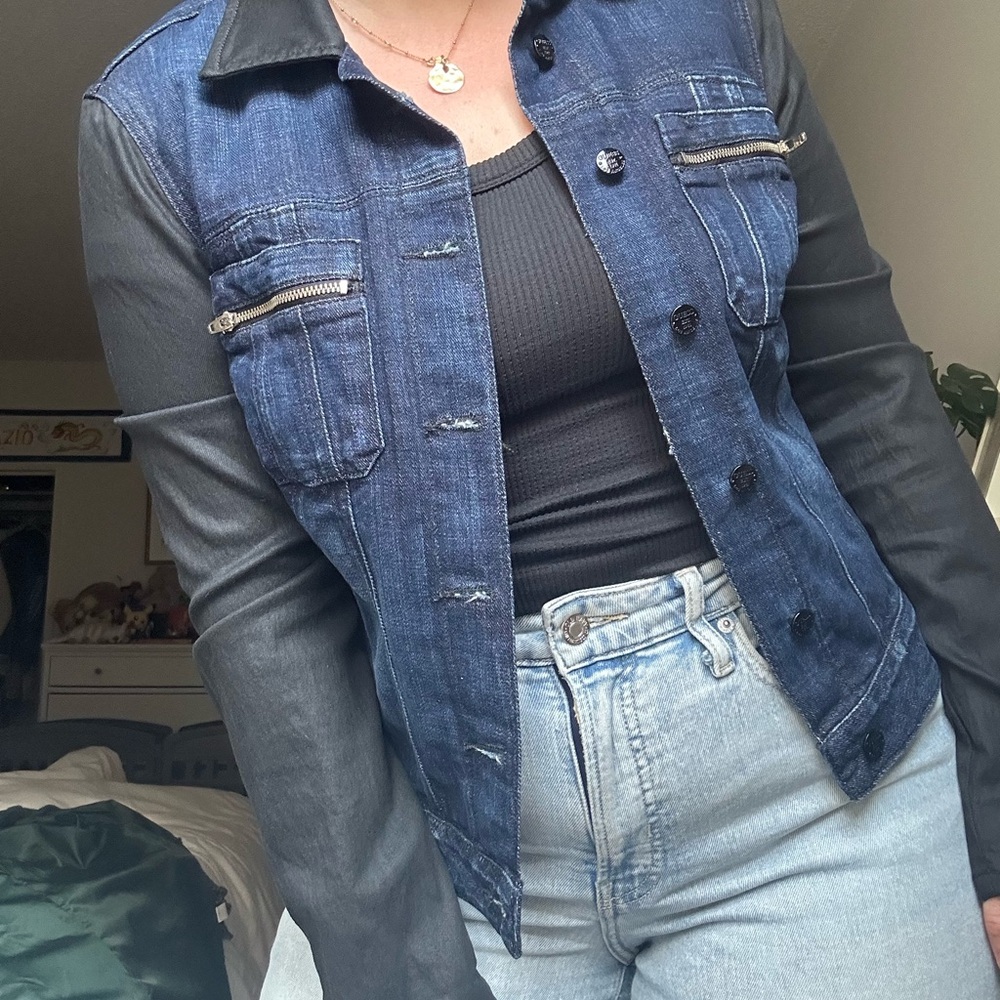 Guess Two-Tone Denim Jacket